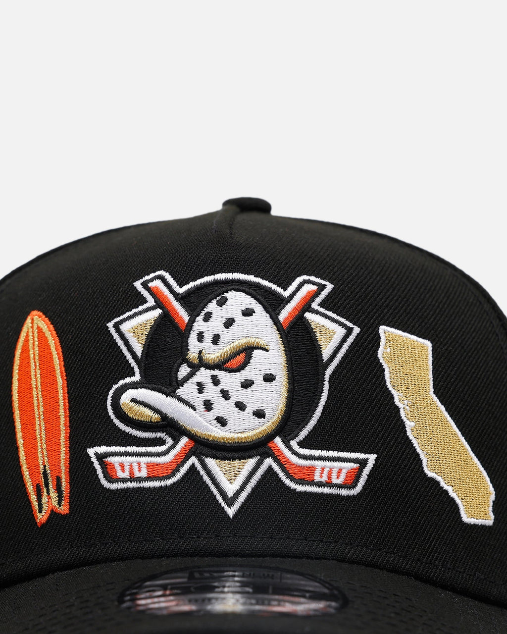 New Era Anaheim Ducks 'City Icons' 9FORTY A-Frame Snapback Black