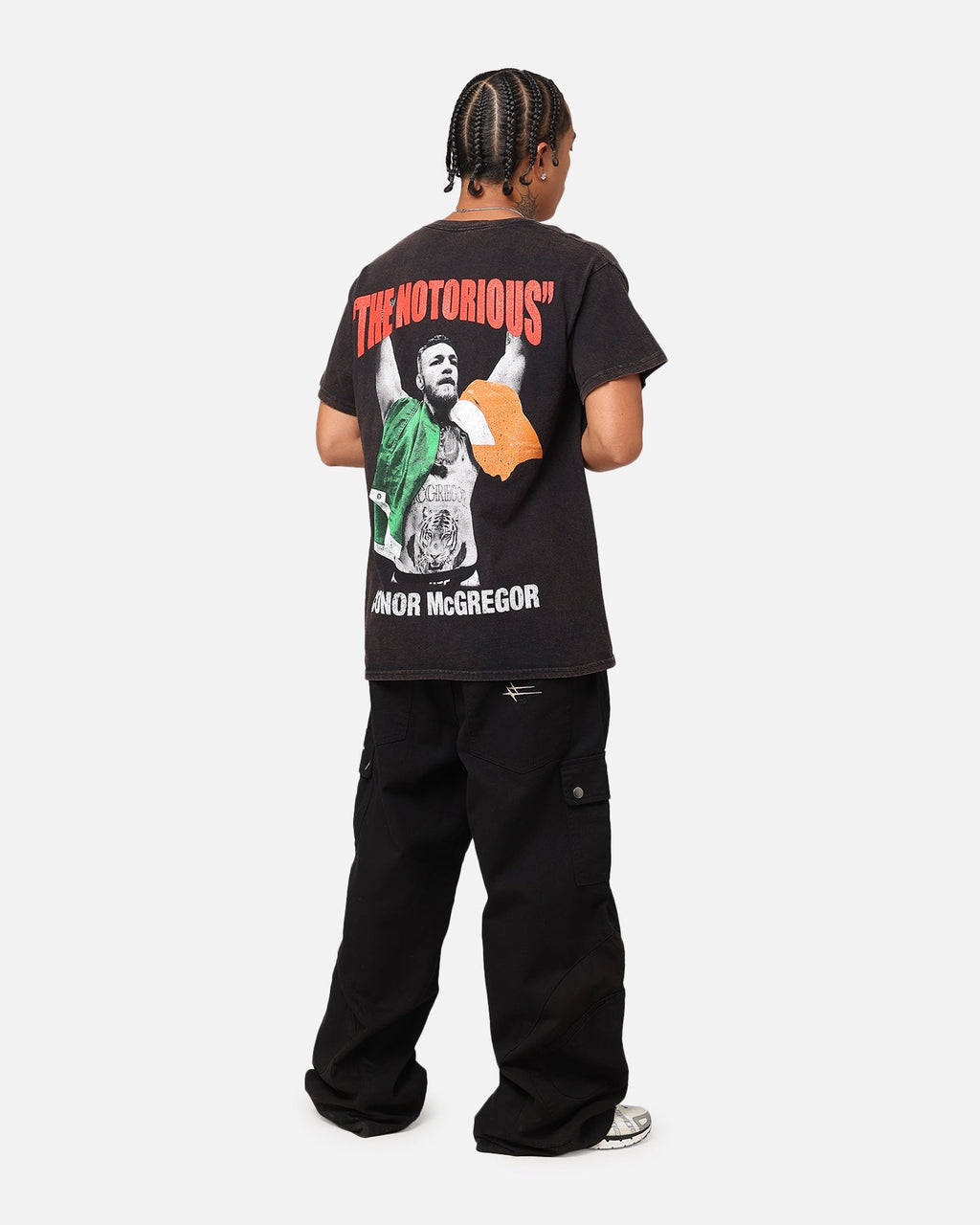 UFC By 73Studio Conor McGregor Vintage T-Shirt Black Wash