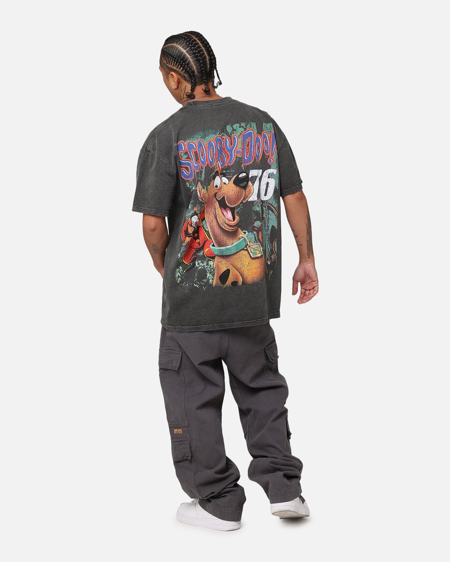 73Studio X Scooby-Doo Scooby-Doo Jumbo Heavyweight Vintage T-Shirt Black Wash