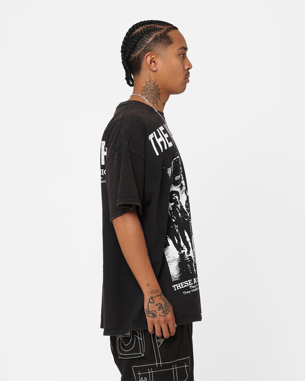 73Studio X The Warriors Warriors Night T-Shirt Black Wash