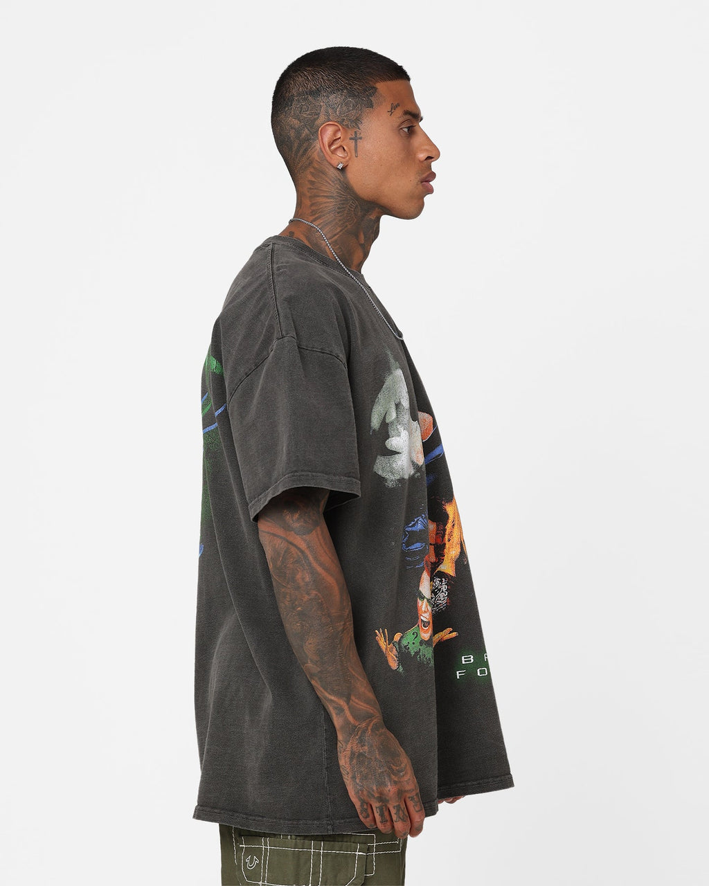 American Thrift X DC 1995 Batman Forever Heavyweight T-Shirt Black Wash