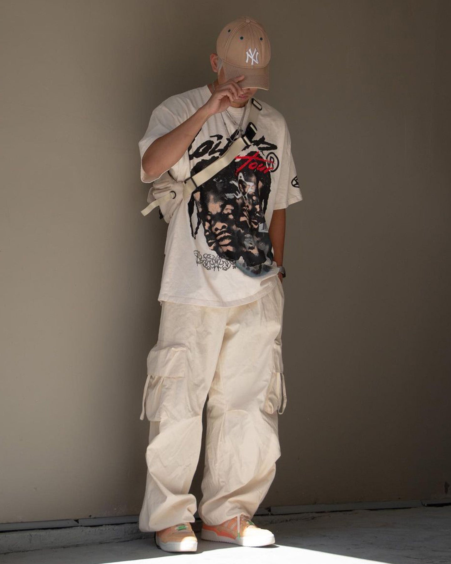 Loiter Rager Vintage T-Shirt Off White