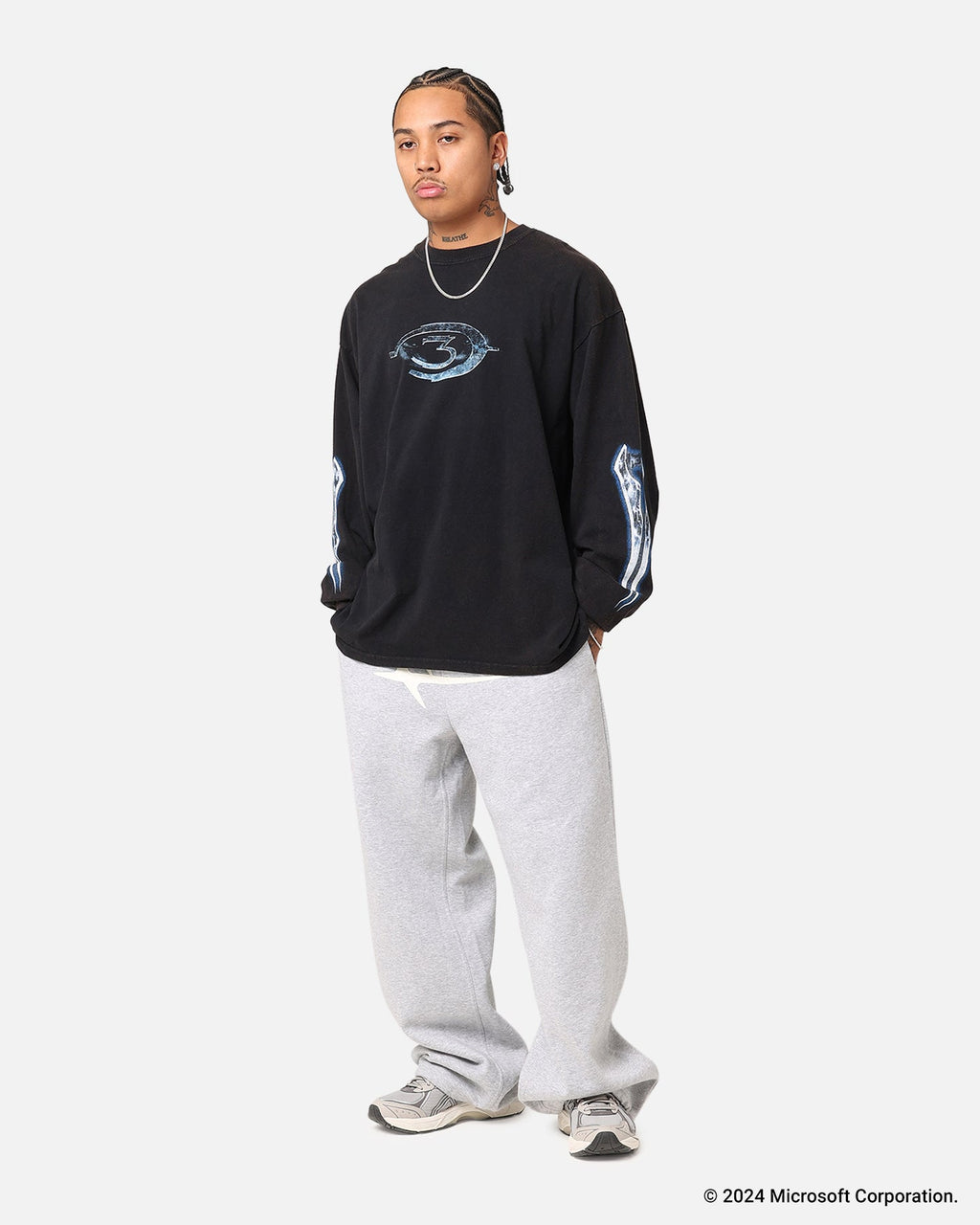 73Studio X Halo Halo Legendary Long Sleeve T-Shirt Black