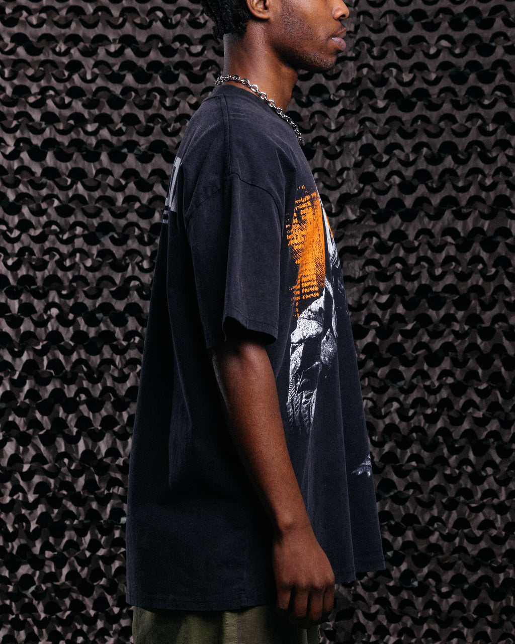 73Studio X Call Of Duty Black Ops 2 Vintage T-Shirt Black Acidwash