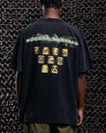 73Studio X Call Of Duty Modern Warfare 25 Streak Vintage T-Shirt Black Acidwash