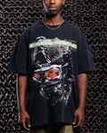 73Studio X Call Of Duty Modern Warfare 2 Vintage T-Shirt Black Acidwash