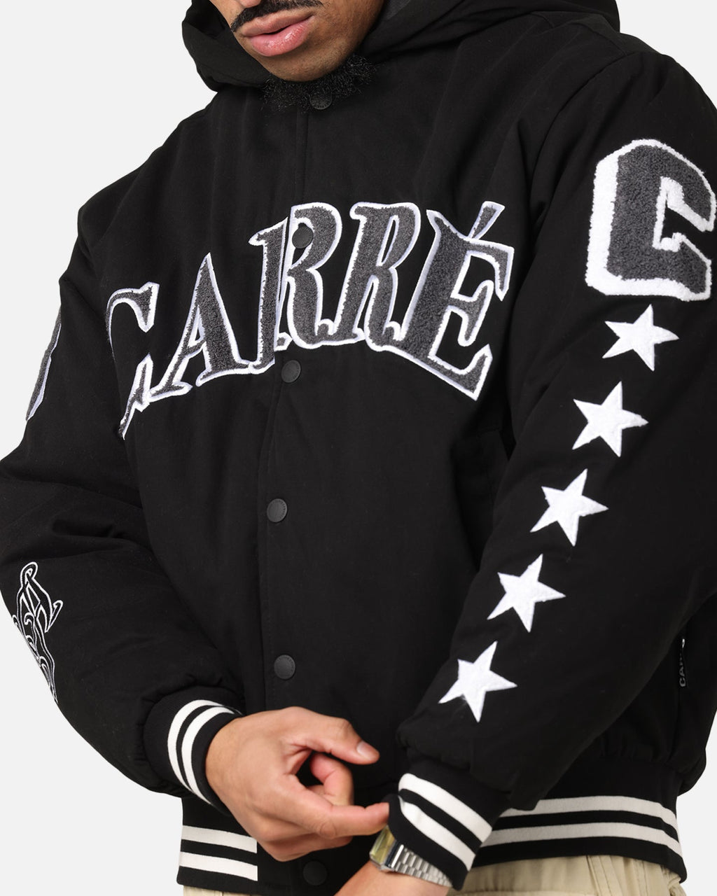 Carre C-Star Varsity Jacket Black