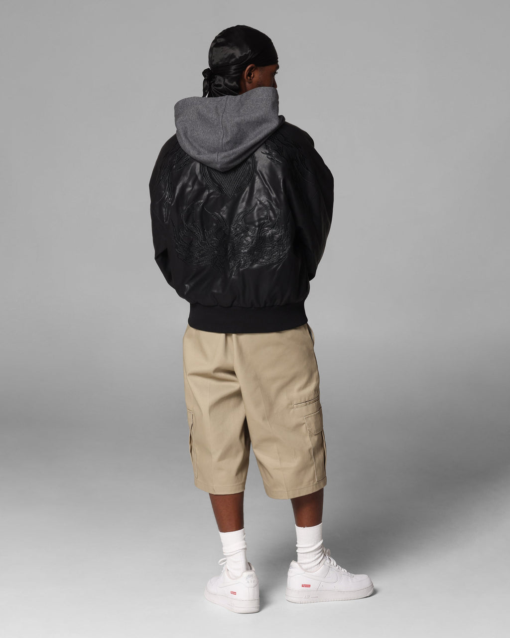 Loiter Star Wars Sith Bomber Jacket Washed Black