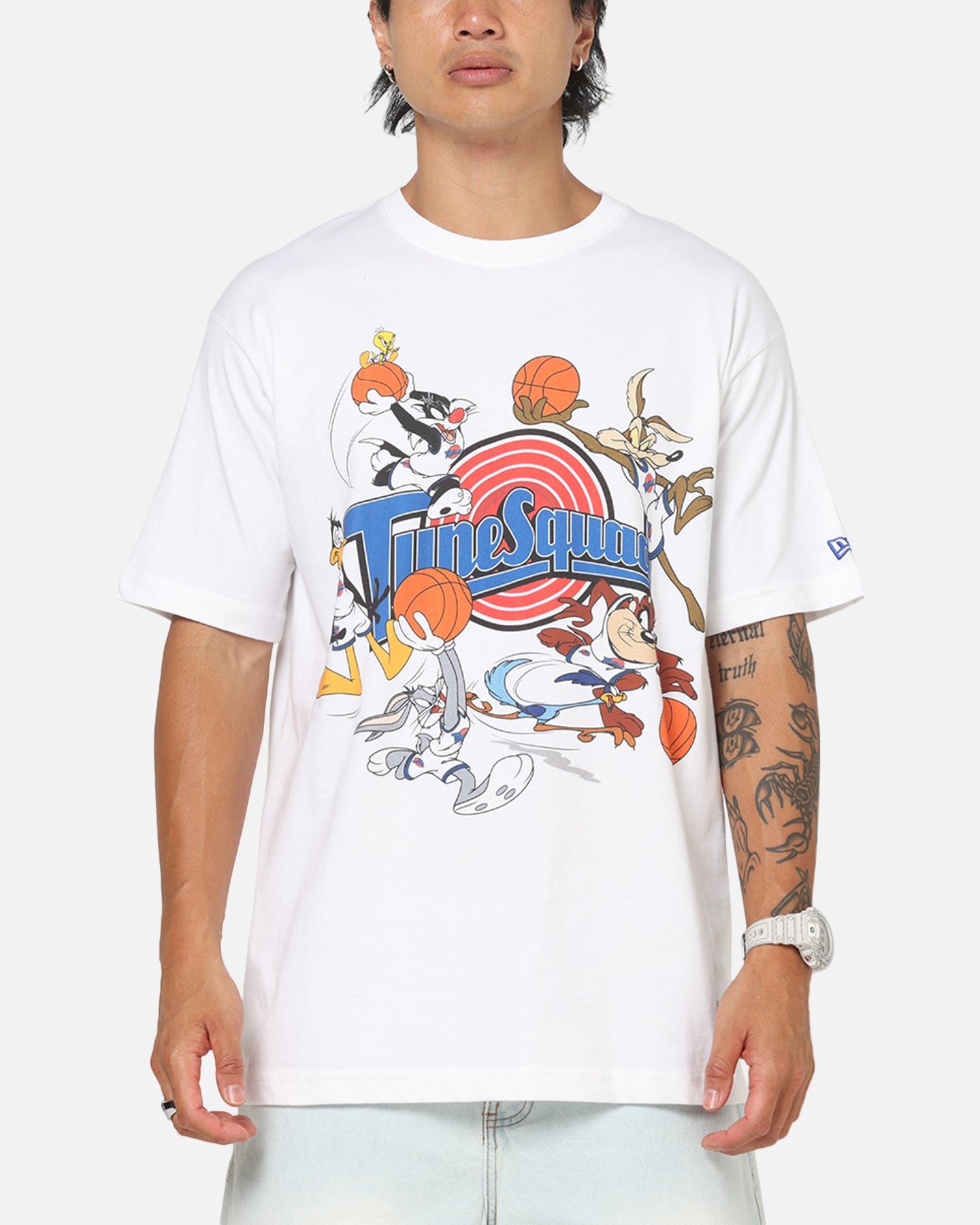 New Era X Space Jam Tune Squad T-Shirt White