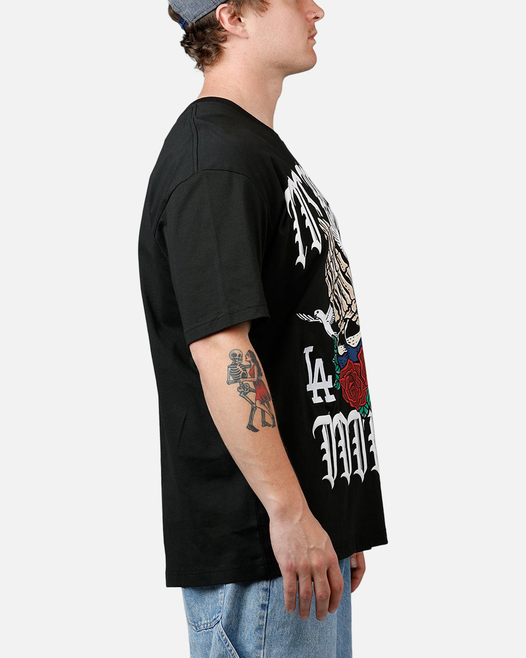 New Era Los Angeles Dodgers Praying Hands T-Shirt Black