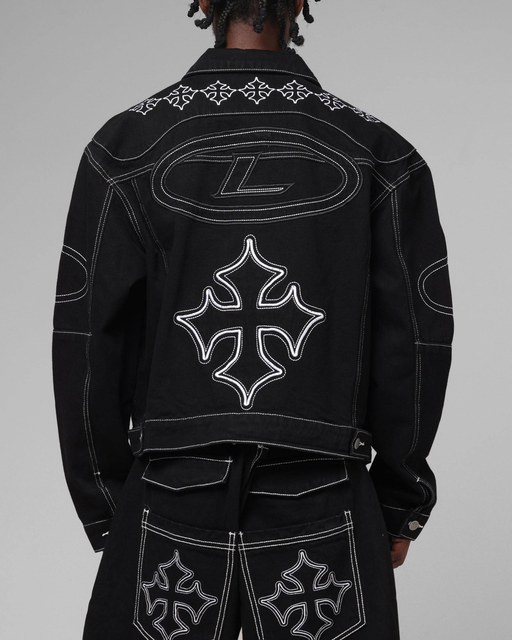 Loiter Daytona Denim Jacket Black