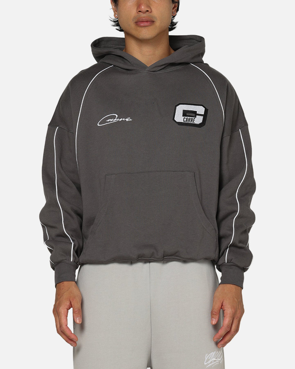 Carre International Star Hoodie Charcoal