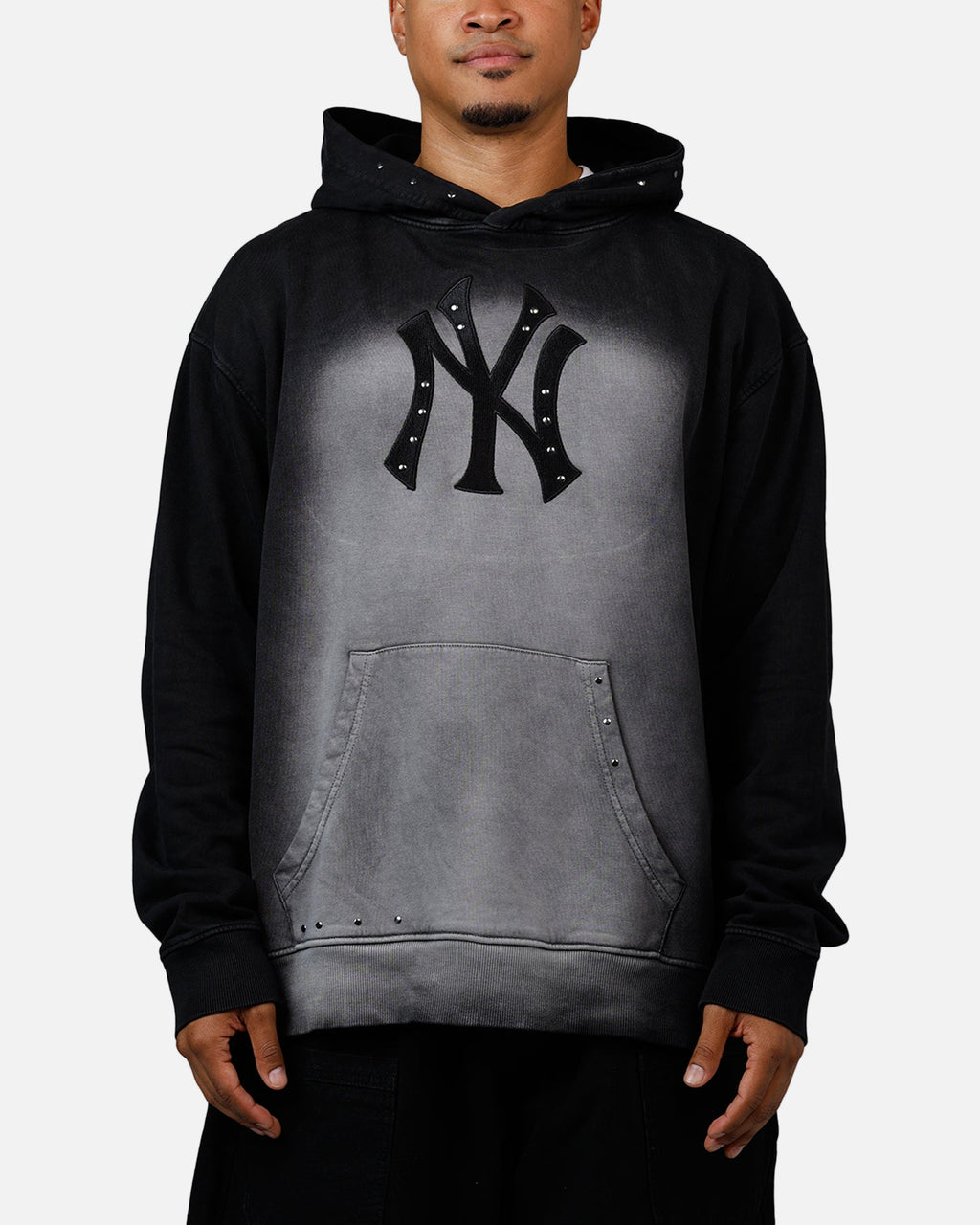 New Era New York Yankees Stud Applique Hoodie Black