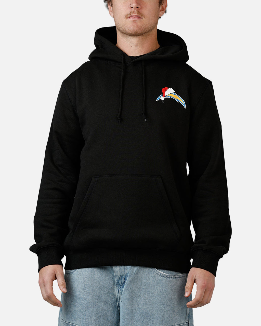New Era Los Angeles Chargers All I Want For Christmas Hoodie Black