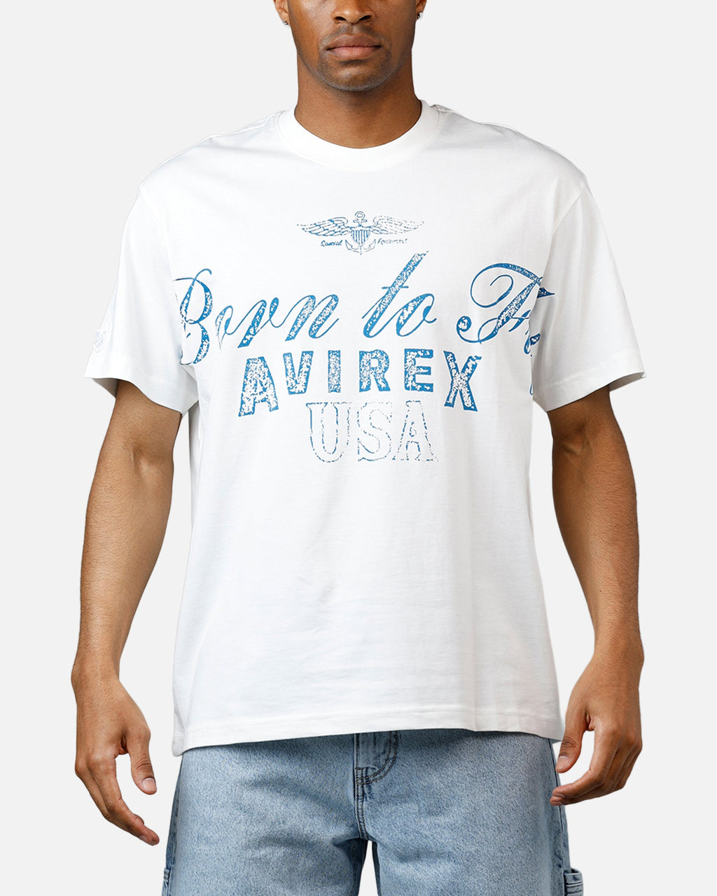 Avirex Born To Fly T-Shirt White