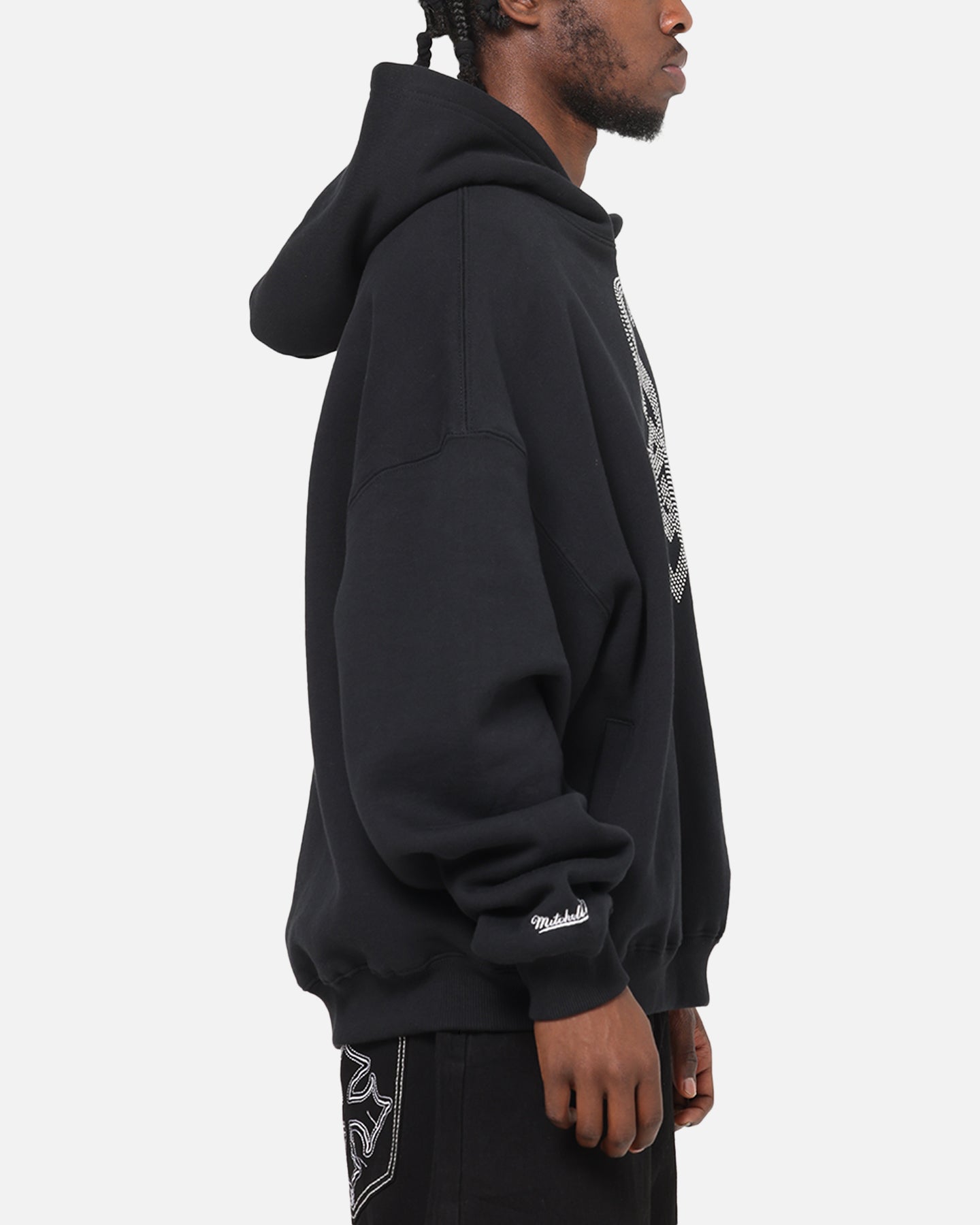 Mitchell & Ness Chicago White Sox Rhinestone Hoodie Faded Black