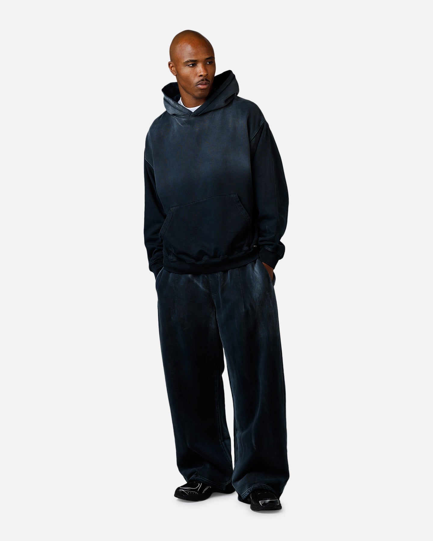 American Thrift Pullover Hoodie Washed Black