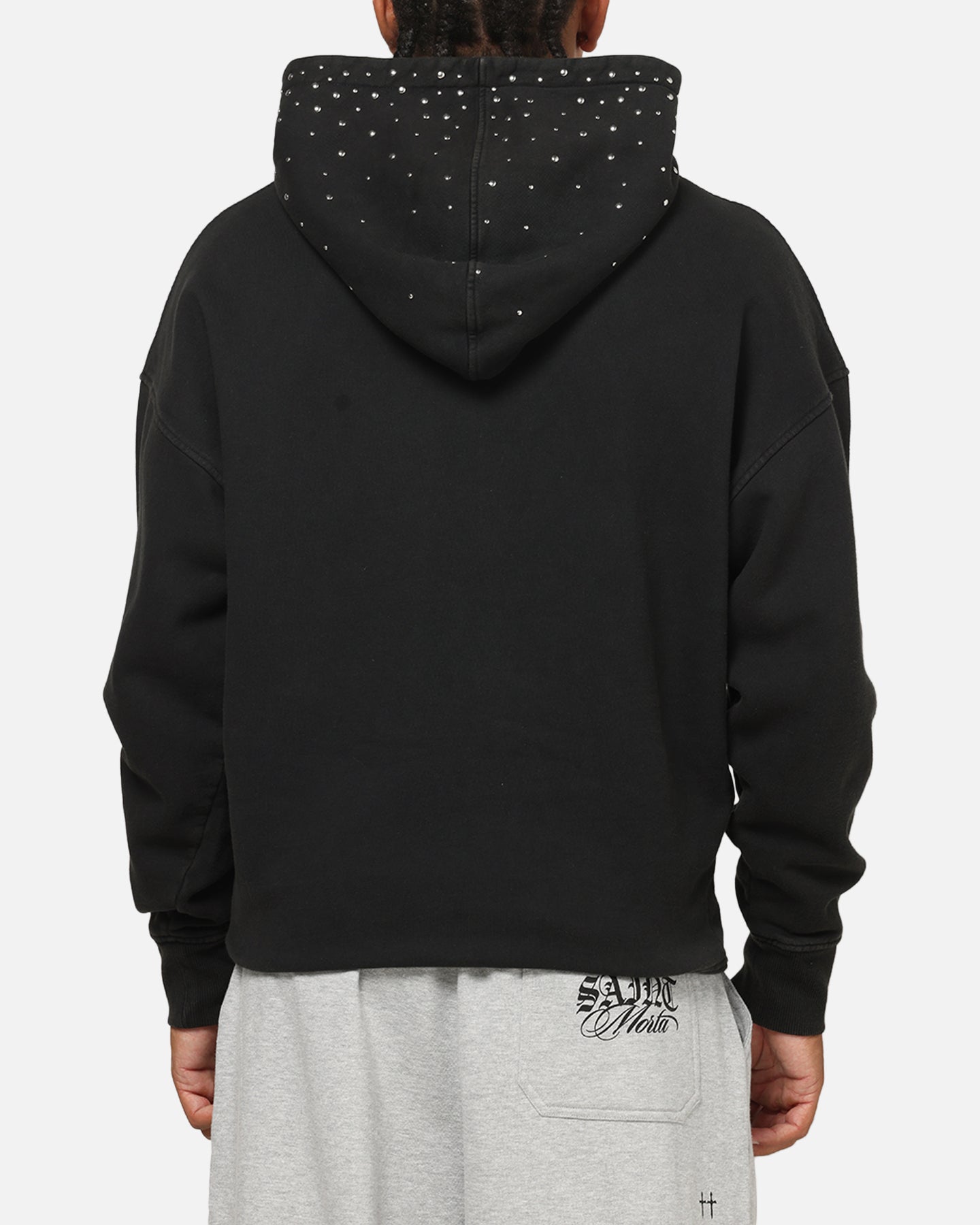 Saint Morta Divine Riot Zip Hoodie Black Wash