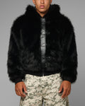 Loiter Eastern Bloc Fur Jacket Black