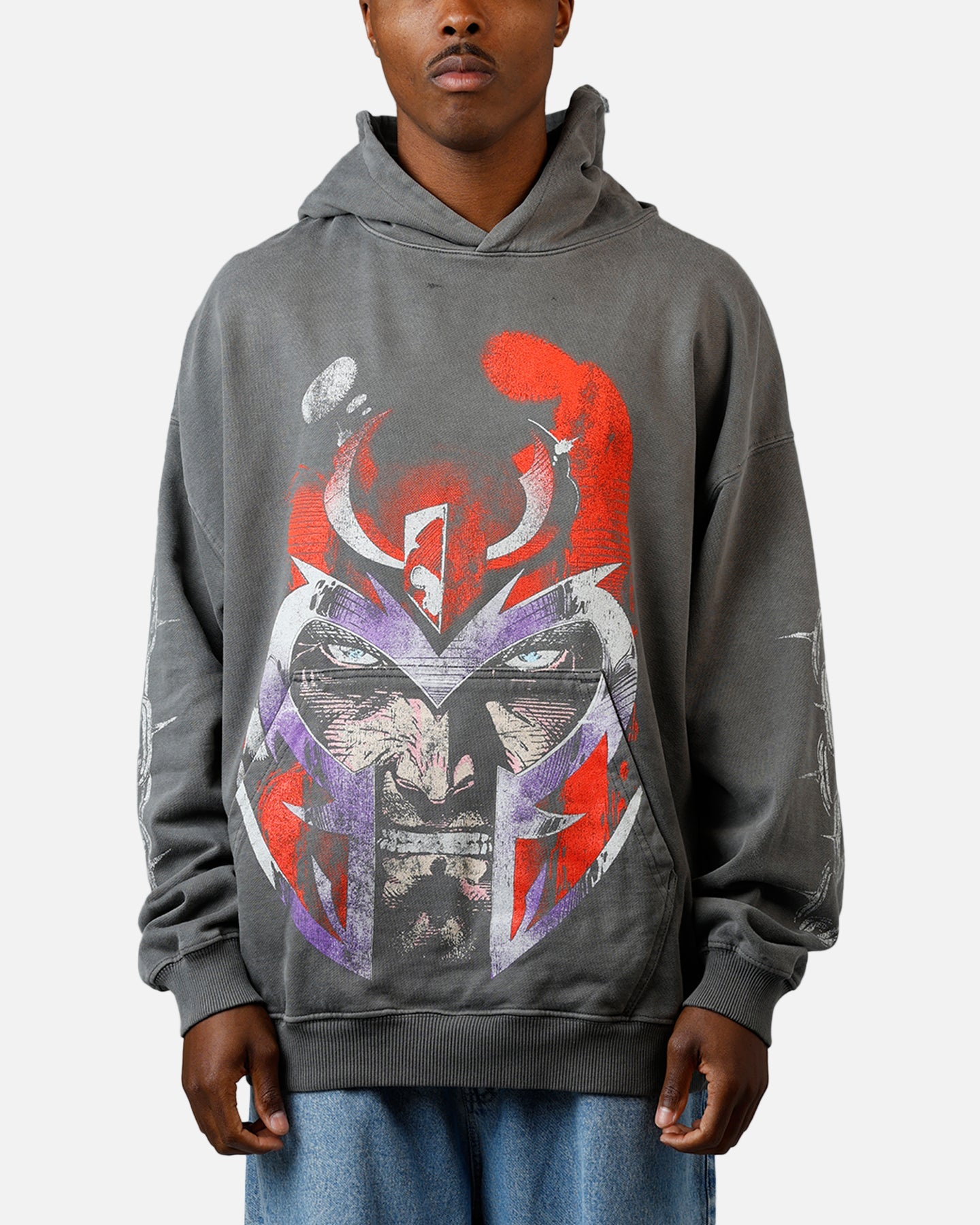 73Studio Marvel X-Men Magneto Premium Hoodie Black Wash