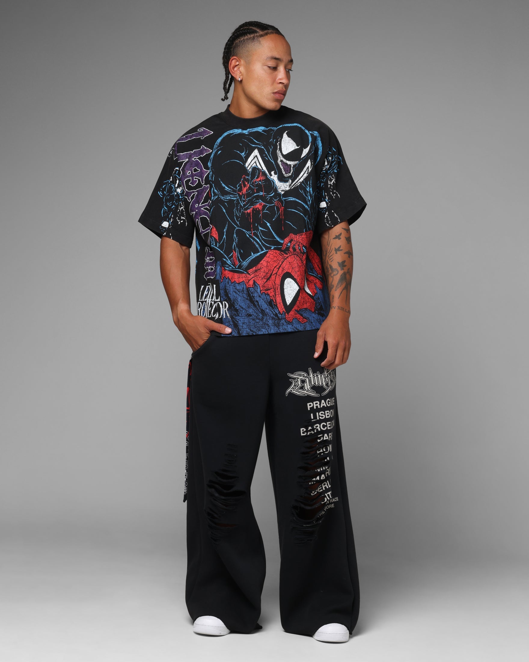 Loiter Marvel Venom Boxy T-Shirt Black