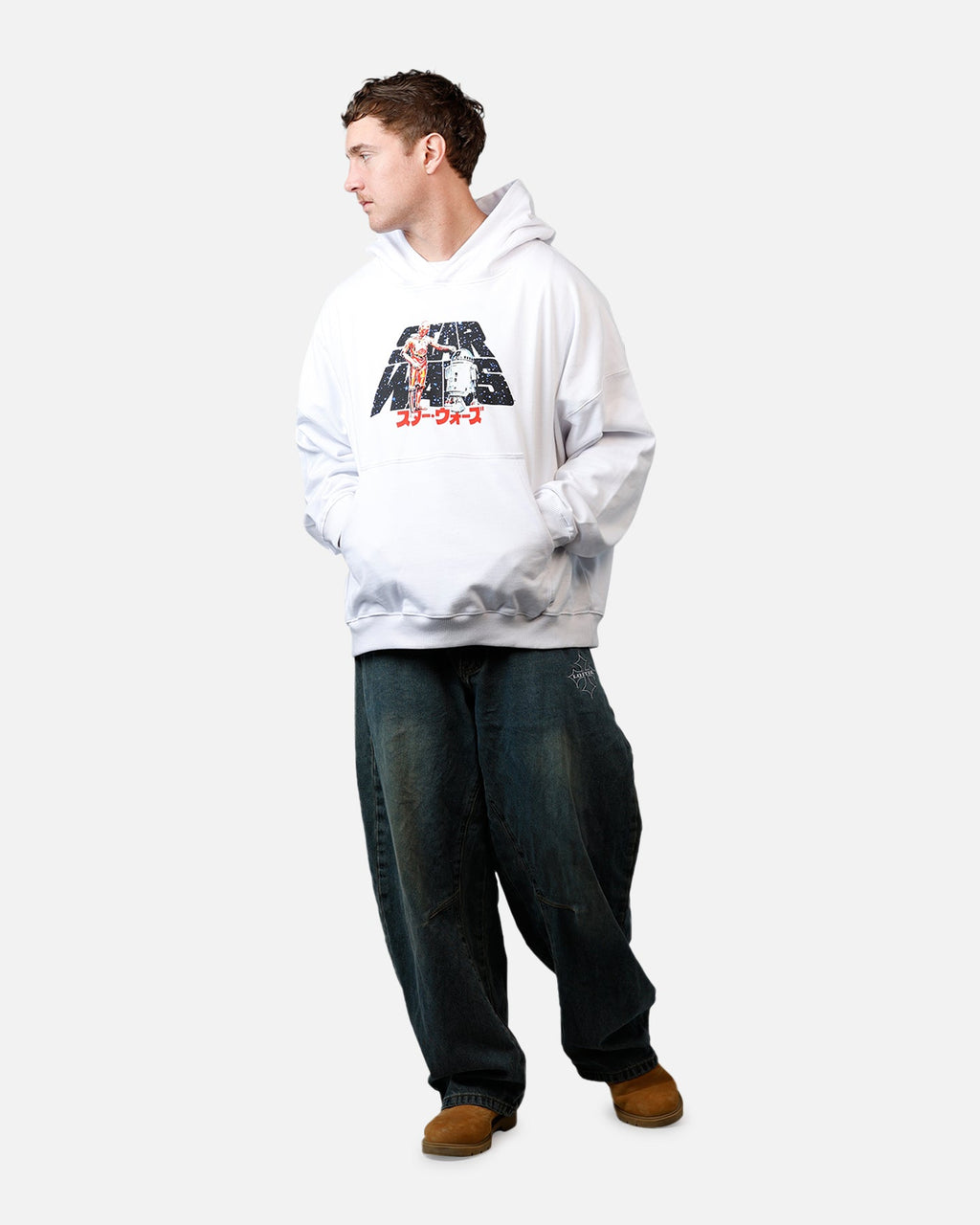 73Studio Star Wars '77 New Hope Hoodie White