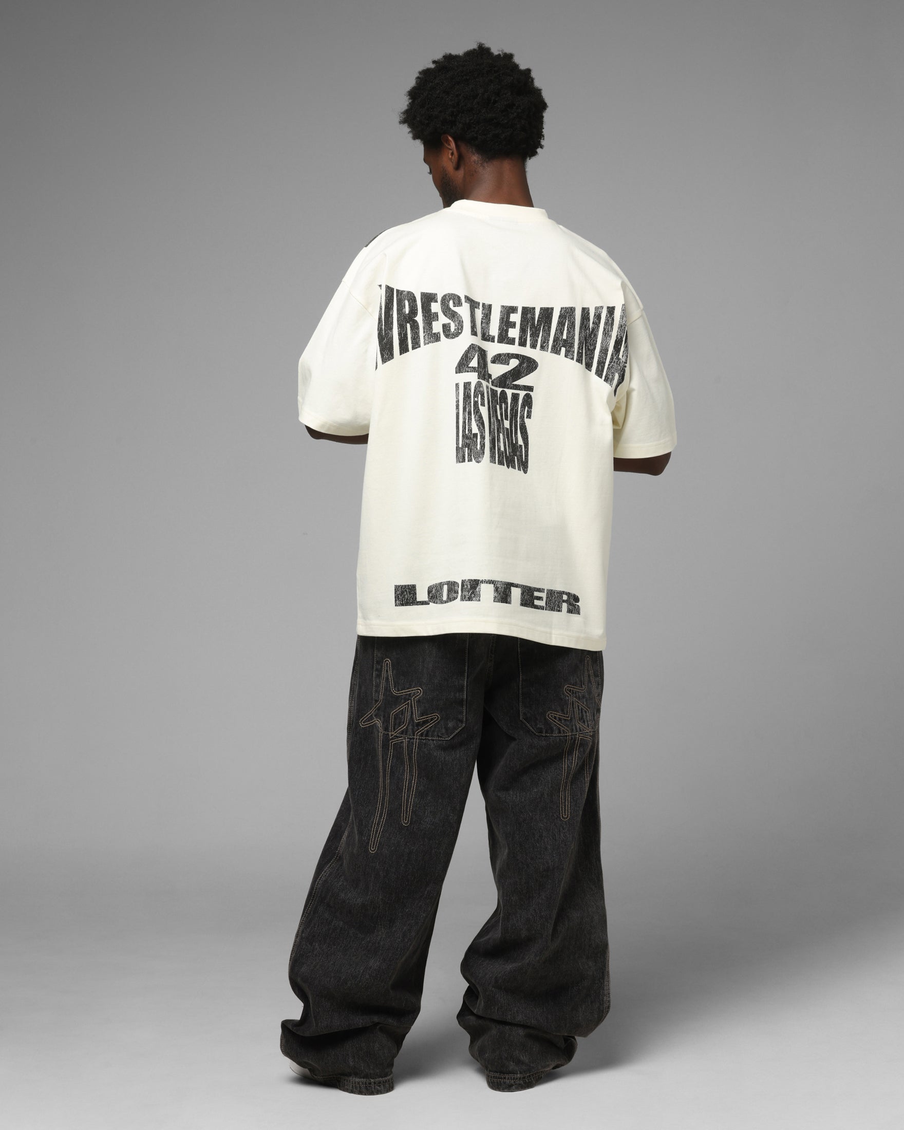 Loiter X WWE WrestleMania 42 T-Shirt Off White