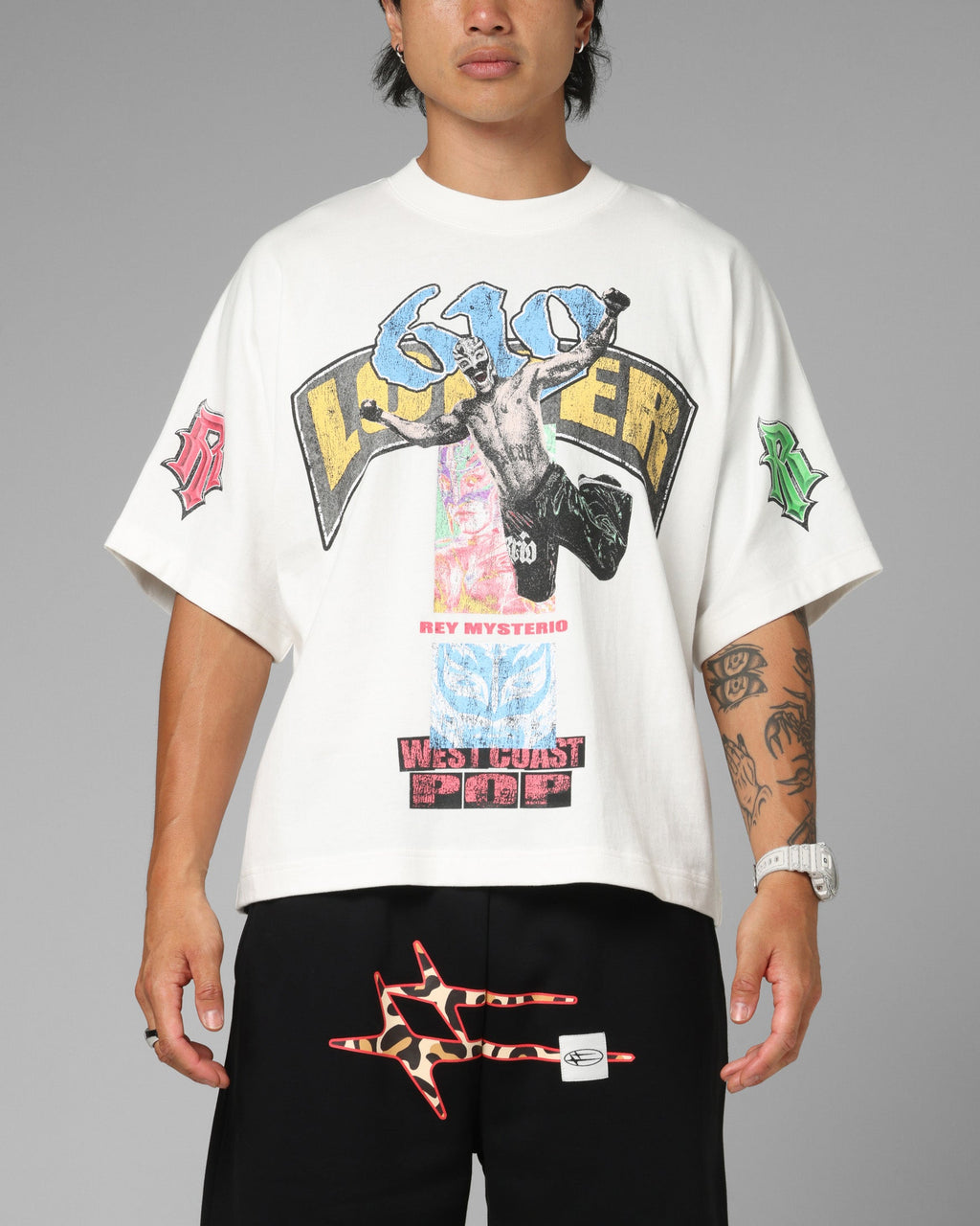 Loiter X WWE Rey Mysterio T-Shirt White