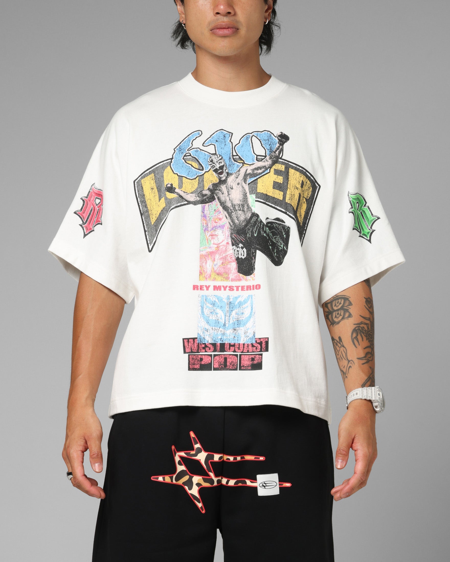 Loiter X WWE Rey Mysterio T-Shirt White