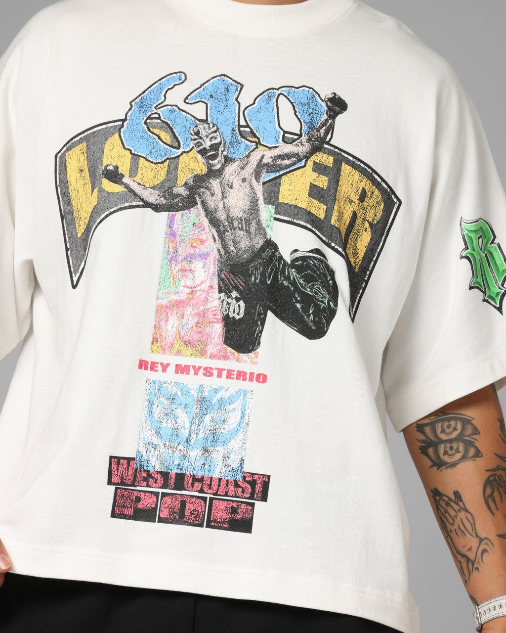 Loiter X WWE Rey Mysterio T-Shirt White