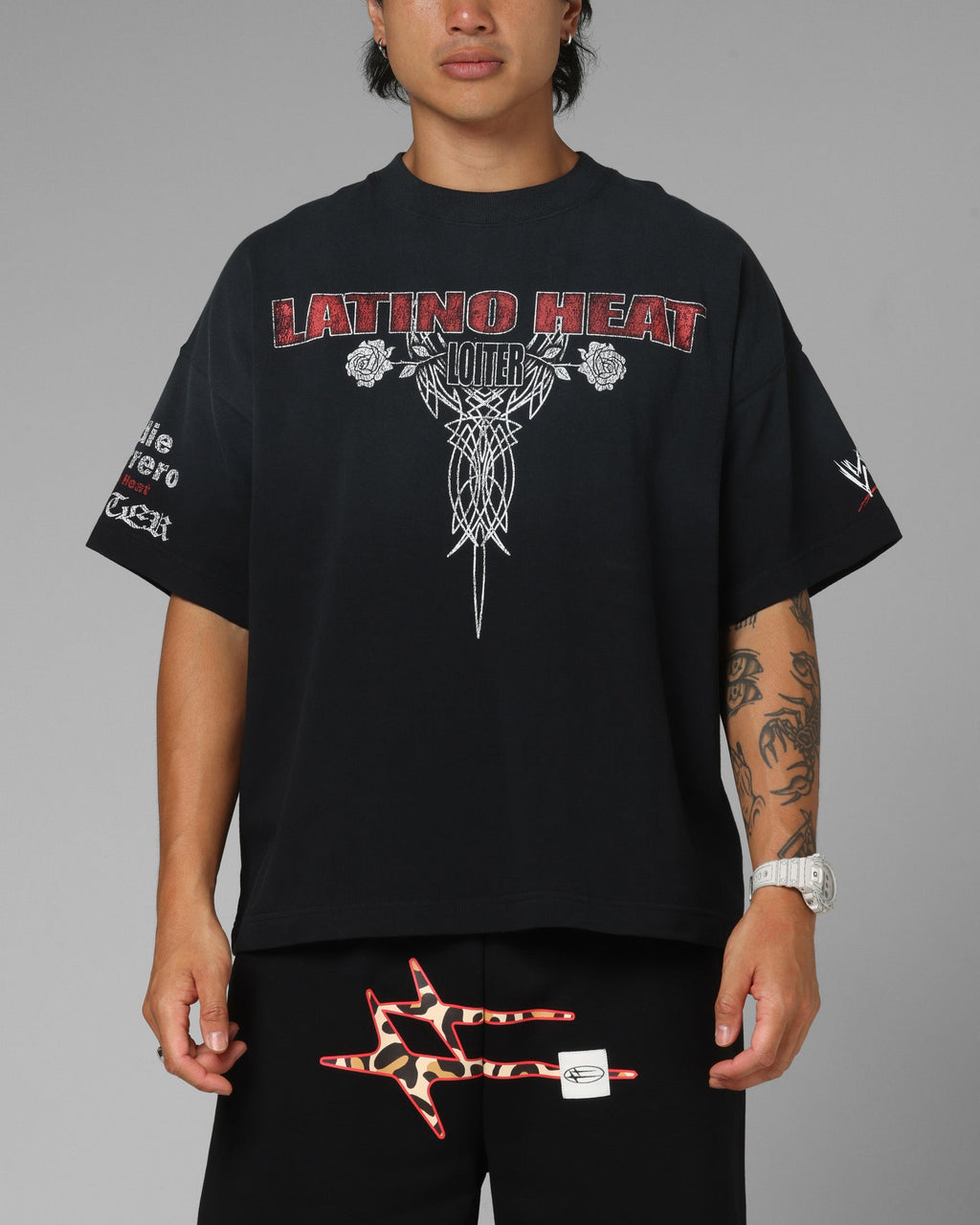 Loiter X WWE Eddie Guerrero Vintage T-Shirt Black