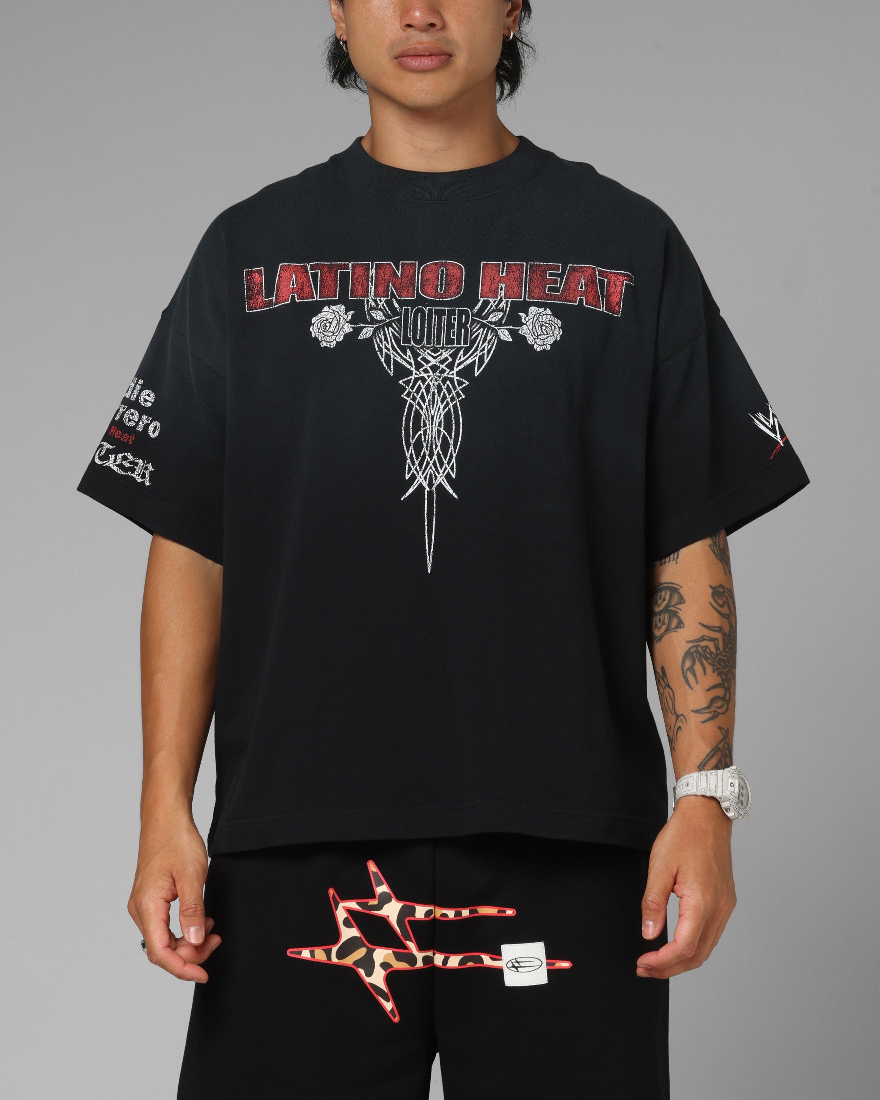 Loiter X WWE Eddie Guerrero Vintage T-Shirt Black