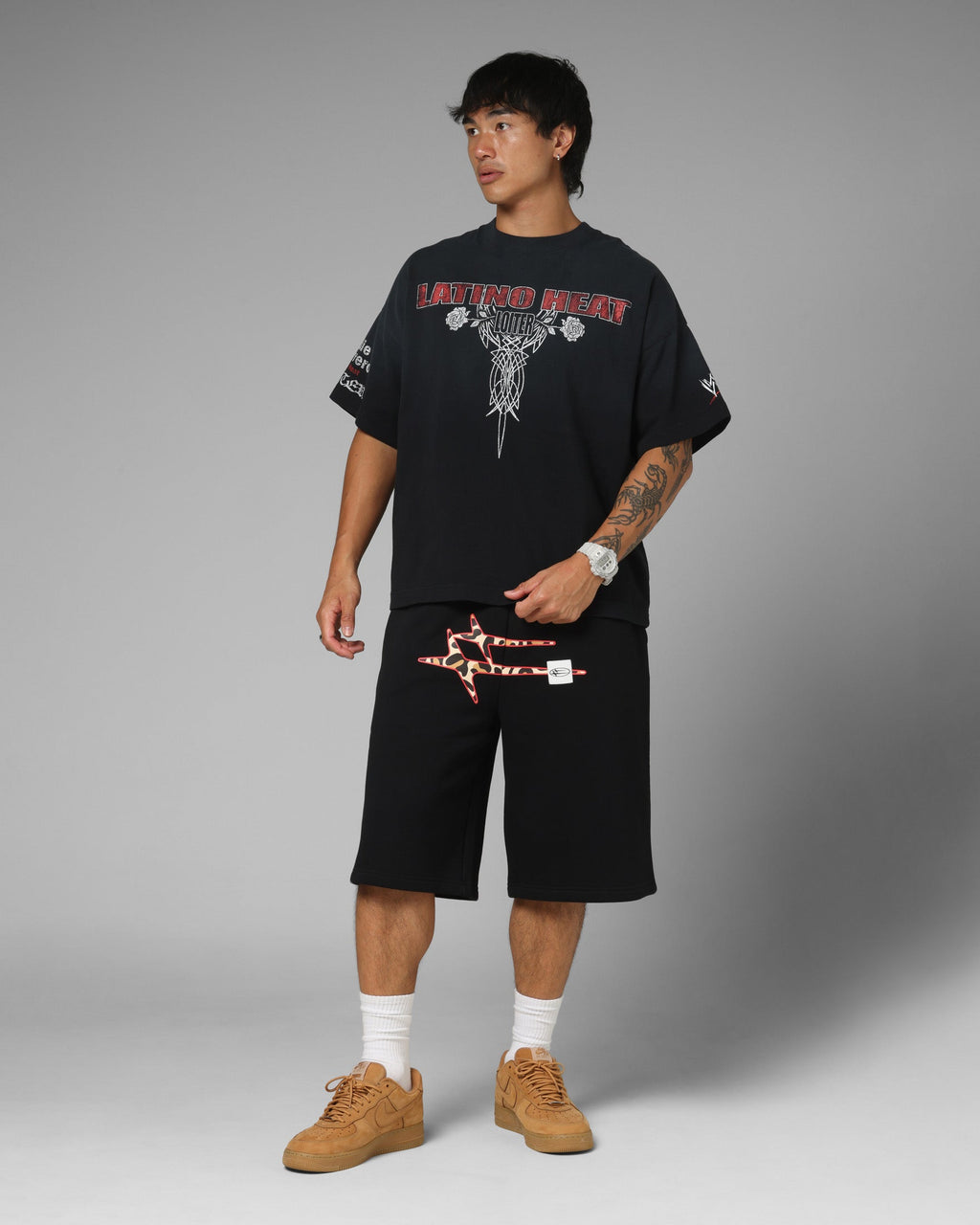 Loiter X WWE Eddie Guerrero Vintage T-Shirt Black