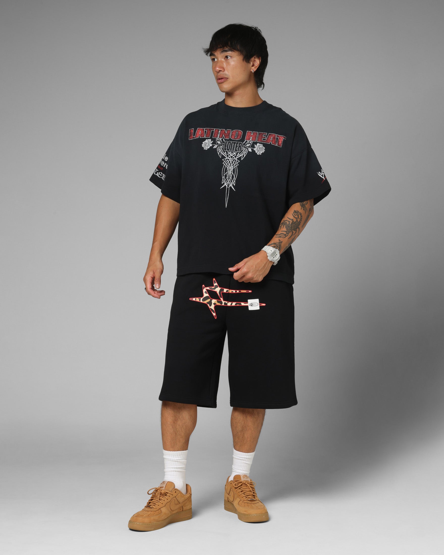 Loiter X WWE Eddie Guerrero Vintage T-Shirt Black