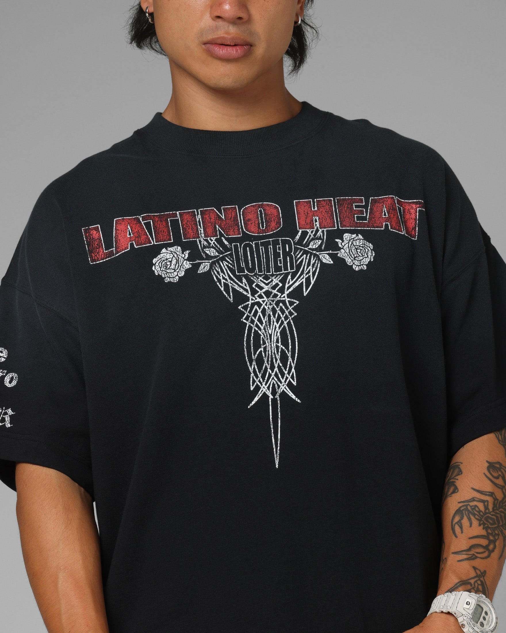 Loiter X WWE Eddie Guerrero Vintage T-Shirt Black