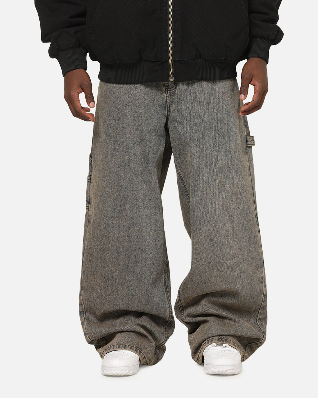 Carre Baggy Carpenter Jeans Washed Grey