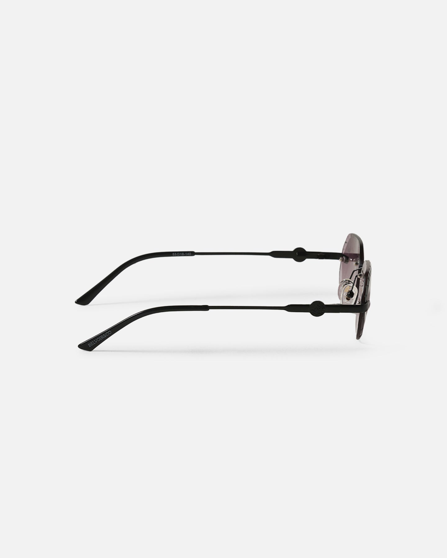 Belvoir & Co Willow Diamond Cut Sunglasses Smoke
