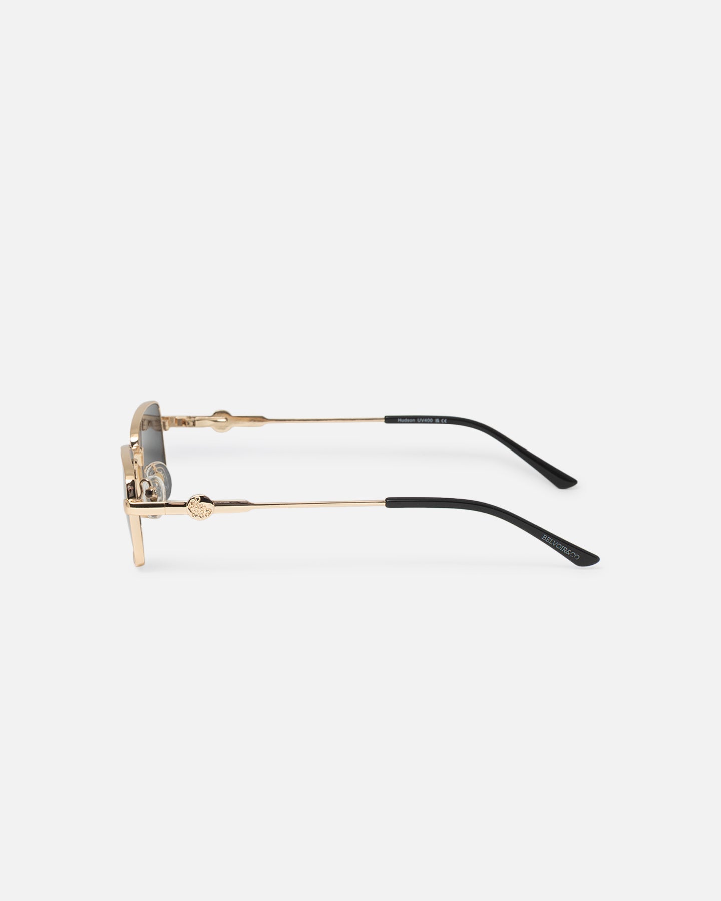 Belvoir & Co Hudson Sunglasses Black/Gold