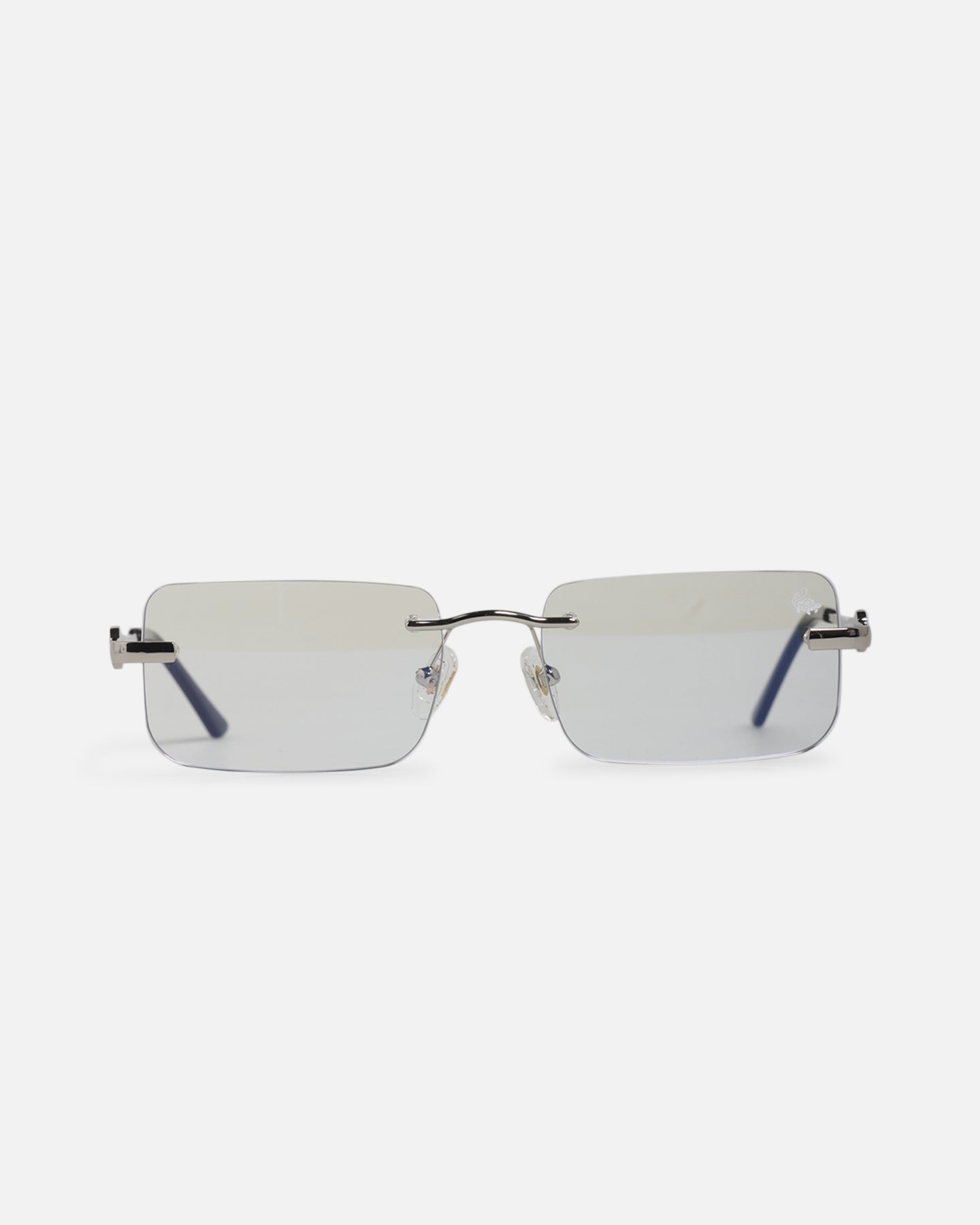 Belvoir & Co Hamptom Anti Blue Light Glasses Silver