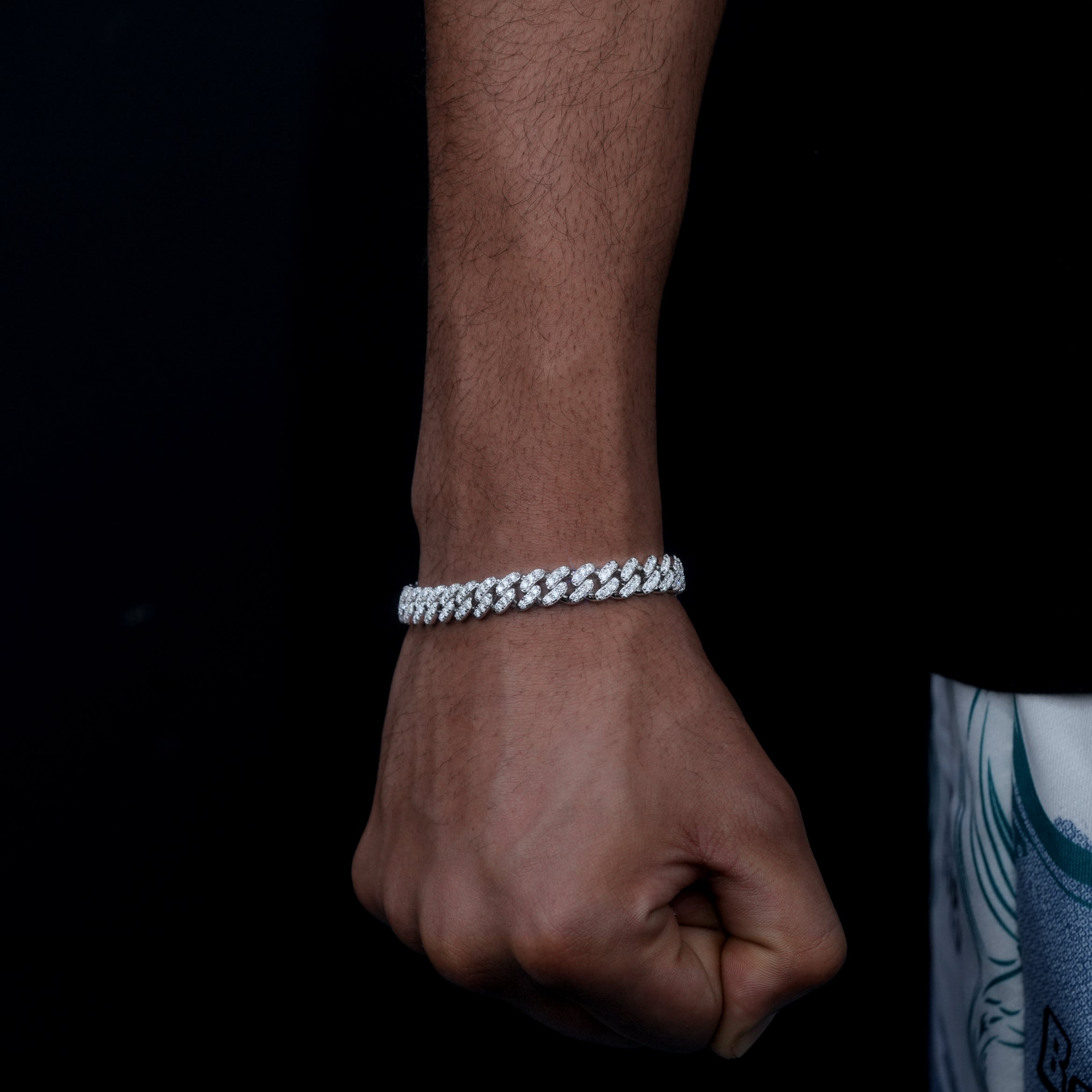 VVS Moissanite 9MM Cuban Bracelet